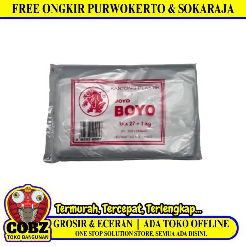 14 CM x 27 CM / TM Plastik PE 1 Kg Ekonomis Transparan Pack