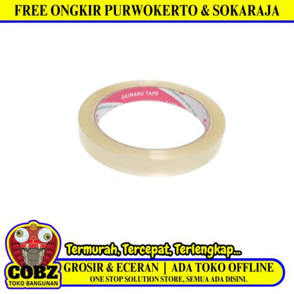 12 MM / DAIMARU Isolasi Selotip Lakban Stationary Tape Transparan
