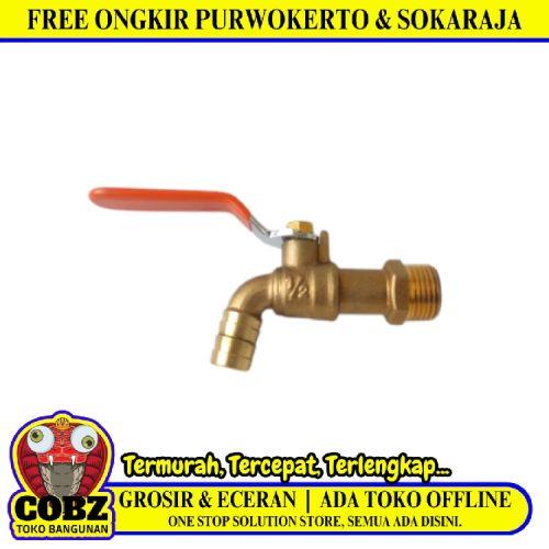 1/2 INCH / SOLIGEN Kran Air Tembok Taman Bola Ball Valve Stainless