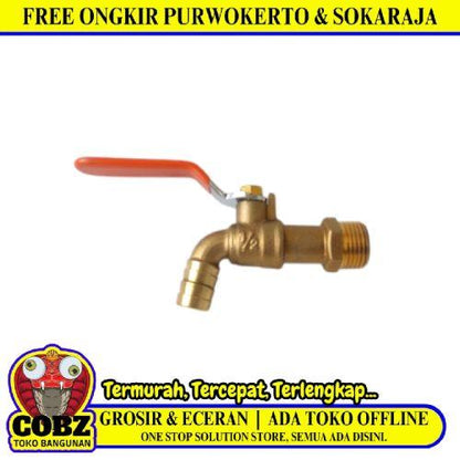 1/2 INCH / SOLIGEN Kran Air Tembok Taman Bola Ball Valve Stainless