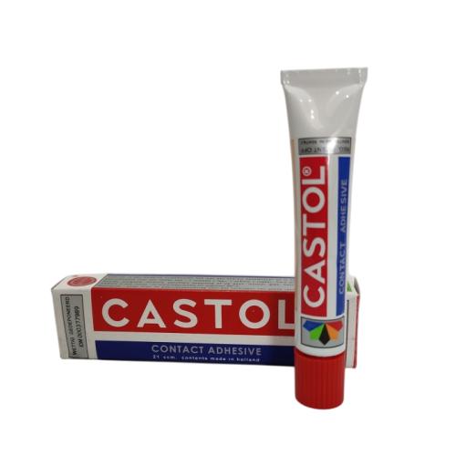 21 GR / CASTOL Lem Kuning Aibon Untuk Kayu Plastik Karet Kulit Dus