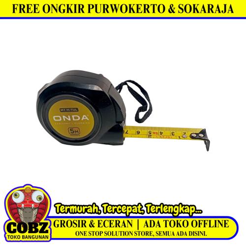 5 M / ONDA MT M-TUL Meteran Alat Ukur Tukang Bangunan Measuring Tape