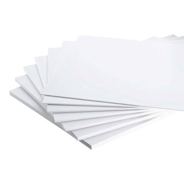 12 MM x 122 CM x 244 CM / TM Papan PVC Foam Board White Lembar