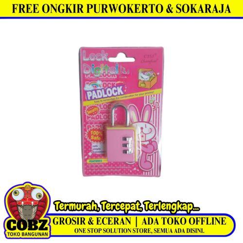 30 MM / CHANGHAO Gembok Nomer Pin Angka Tas Kunci Koper Travel Lock