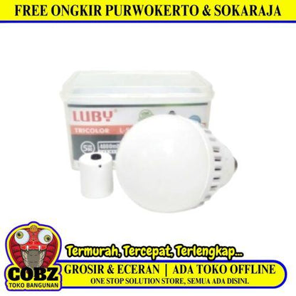15 WATT / LUBY L-5825SN Lampu Aladin Emergency LED Rechargeable 3 Warna