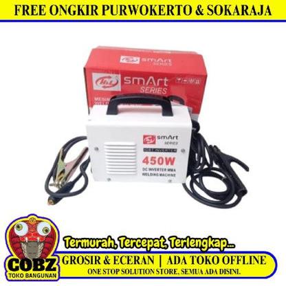 450 WATT / H&L SMART Mesin Trafo Las Listrik Inverter Welding Machine