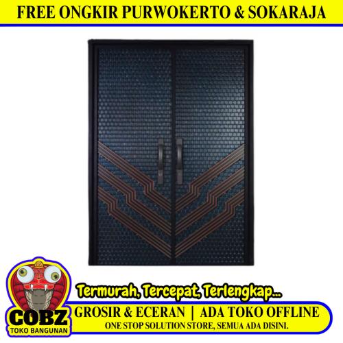 10 CM x 160 CM x 240 CM / FORTRESS OLY 160.02 DOUBLE Pintu Kamar Mandi Baja Set