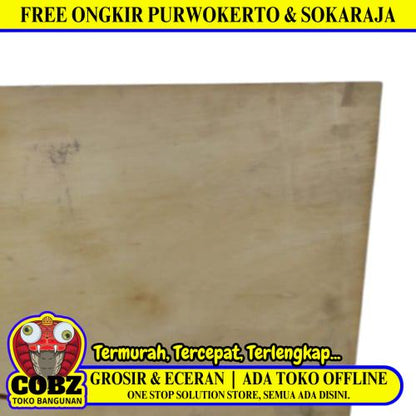18 MM X 120 CM X 240 CM / TM Triplek Multiplek Papan Biasa Lembar