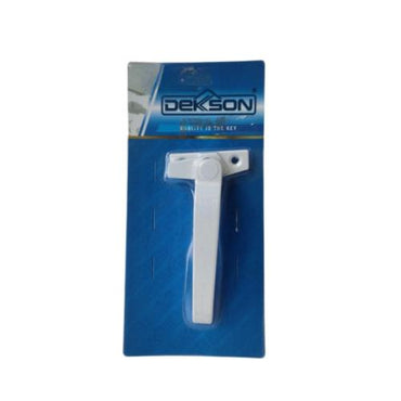 DEKSON CH 423 R / H WH Rambuncis Handle Slot Grendel Kunci Jendela Kiri SS Putih