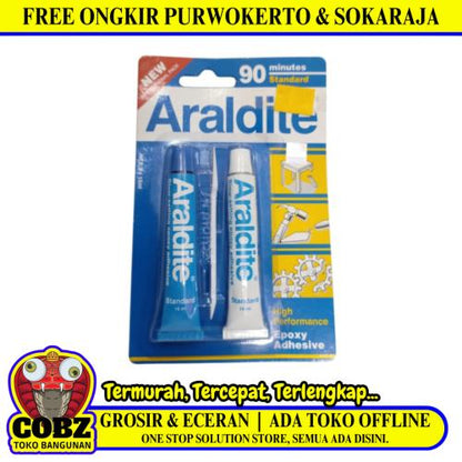 30 ML / ARALDITE EPOXY ADHESIVE 90 MINUTES RAPID Lem Besi Set