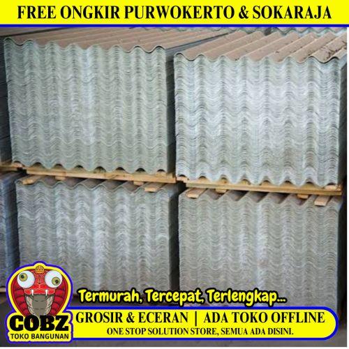 35 MM x 80 CM x 210 CM / TM Asbes Atap Fiber Gelombang Kecil