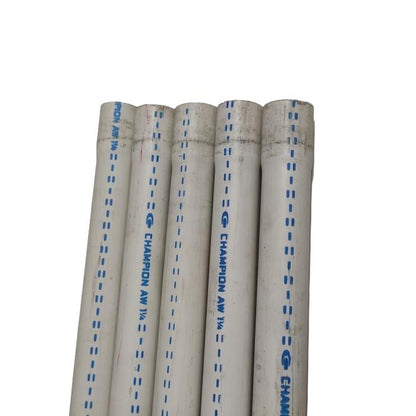 1 1/4 IN x 400 CM / CHAMPION AW Lis Biru Pipa Pralon Paralon PVC Putih Batang