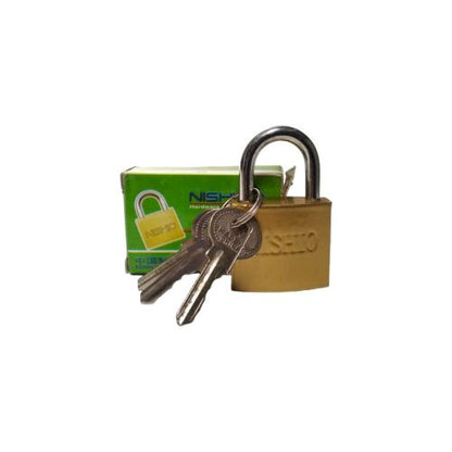 32 MM / NISHIO Gembok Pintu Pagar Padlock Anti Maling Leher Pendek
