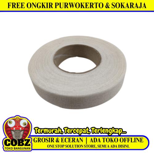 20 MM / TM Isolasi Lakban Serat Kasa Plafon Gypsum Fiber Tape