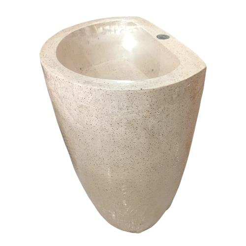 BT 1/5 LINGKARAN Wastafel Teraso Jenis Teraso Asli Granit Marmer