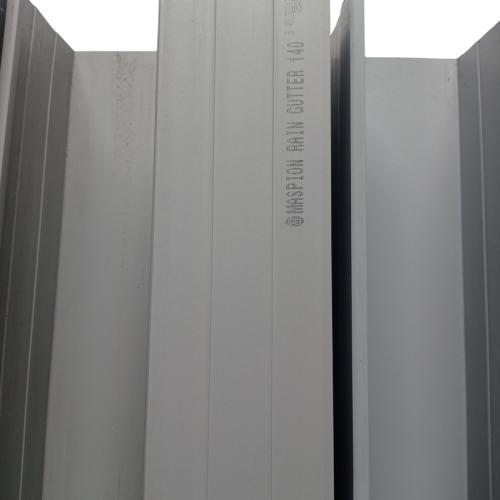 4 IN x 4 M / MASPION RG - 140 Talang Kotak Pipa Air Hujan Abu Abu Batang