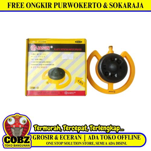 8 WAY / JASON Rotating Water Sprinkler Penyiram Air Taman Set