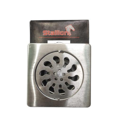 4 IN / STALLION Saringan Got Leher Panjang Floor Drain Stainless
