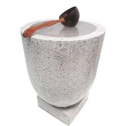 45 CM x 45 CM x 65 CM / BT GELAS STANDART Bak Mandi Teraso Jenis Teraso Asli 90 L