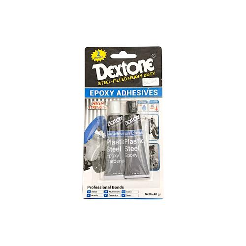 48 GR / DEXTONE EPOXY ADHESIVES PLASTIC STEEL 2 HOURS Lem Besi Set