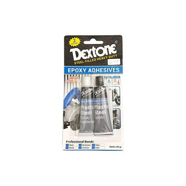 48 GR / DEXTONE EPOXY ADHESIVES PLASTIC STEEL 2 HOURS Lem Besi Set
