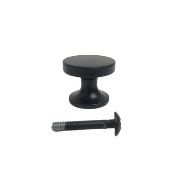 D 2.5 CM / VIERA Tarikan Pegangan Handle Laci Lemari Gepeng SS Hitam