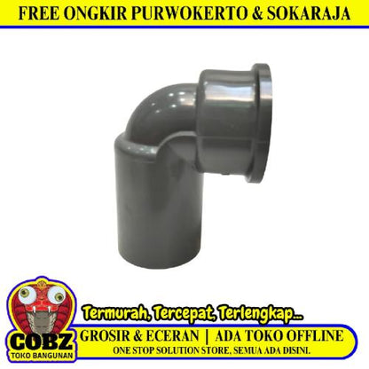 3/4 IN / RUCIKA AW Knee Keni L Drat Dalam Faucet Elbow PVC