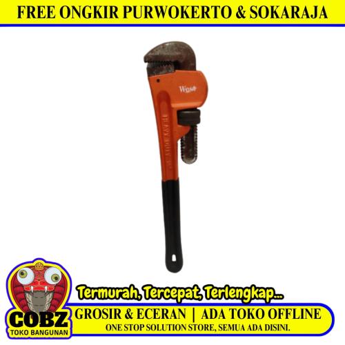 18 IN / WEST Kunci Pipa Ledeng Inggris Bago Adjustable Pipe Wrench