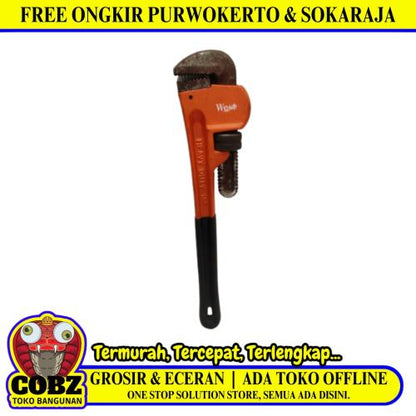 18 IN / WEST Kunci Pipa Ledeng Inggris Bago Adjustable Pipe Wrench