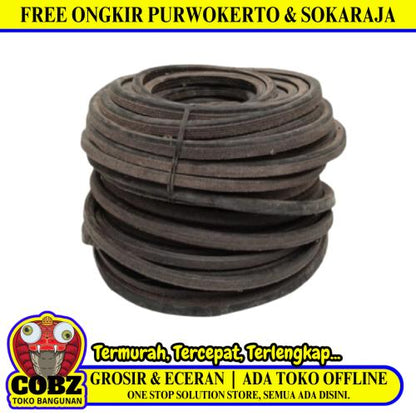 NM Karet Tali Timba Kerekan Katrol Sumur Bangunan Proyek Karet Hitam Meter