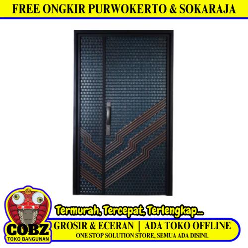 10 CM x 130 CM x 240 CM / FORTRESS OLY 130.02 MOM & SON Pintu Kamar Mandi Baja Set