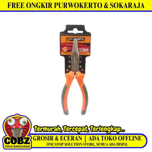 6 IN / CAMEL Tang Lancip Cucut Jepit Kawat Kabel Long Nose Pliers