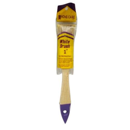 1 IN / HOME CARE WHITE BRUSH Kuas Cat Tembok Kayu Besi Air Acyrlic Paint Brush