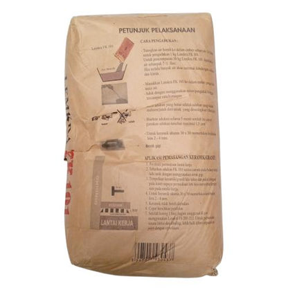 30 KG / LEMKRA FK 101 Semen Perekat Keramik Di Atas Keramik Lantai Sak