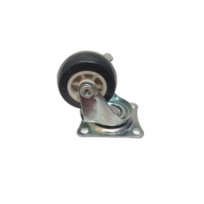 1 1/2 IN / TM Roda Hidup Trolly Rem Plat Nylon Hitam Rem