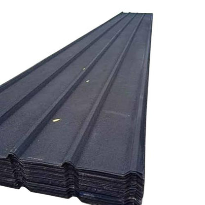 0.3 MM x 75 CM x 5 M / TM Spandek Pasir Gelombang Besar Hitam Lembar