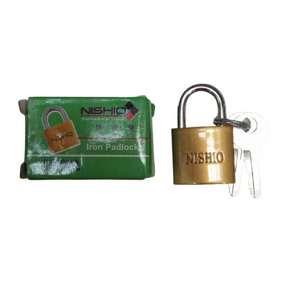 20 MM / NISHIO Gembok Pintu Pagar Padlock Anti Maling Leher Pendek