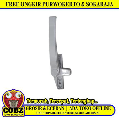 DEXON Rambuncis Handle Slot Grendel Kunci Jendela Kanan Stainless Putih