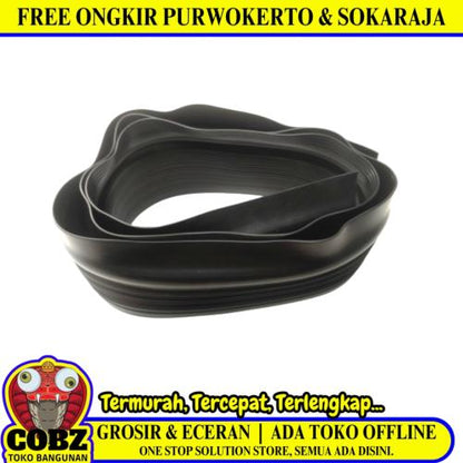 6 CM x 100 CM / NM List Karet Tangga Stepnosing Hitam