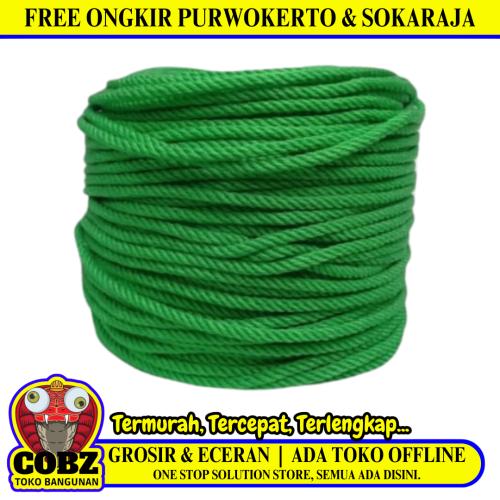 8 MM / TM Tali Tambang Ikat Nylon Plastik PVC Warna KG