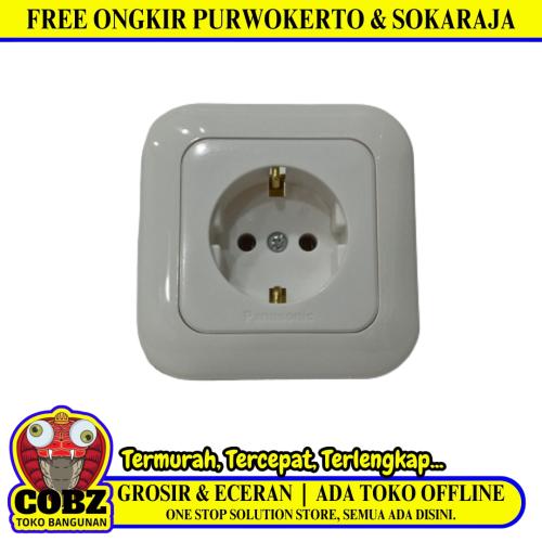 1 LUBANG / PANASONIC Stop Kontak Terminal Arde Tanam IB Inbow Warna