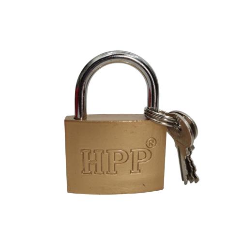 50 MM / HPP Gembok Pintu Pagar Padlock Anti Maling Leher Pendek Kuning