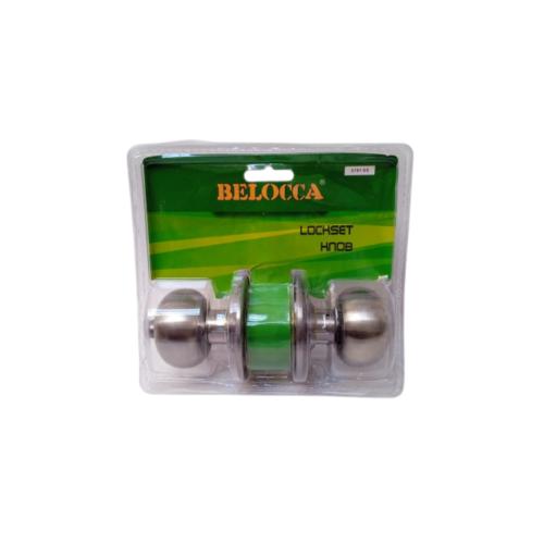 BELLOCA 5791 SS Kunci Handle Pintu Bulat Kamar Mandi Stainless Chrome Set