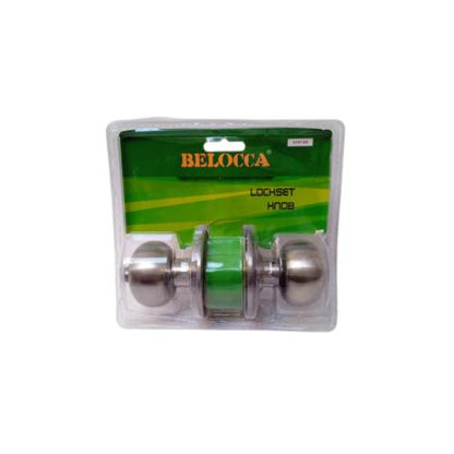 BELLOCA 5791 SS Kunci Handle Pintu Bulat Kamar Mandi Stainless Chrome Set