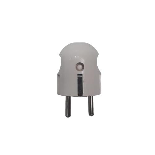 MATSUI Steker Jek Colokan Kabel Listrik Cowok Male Bulat Warna Putih