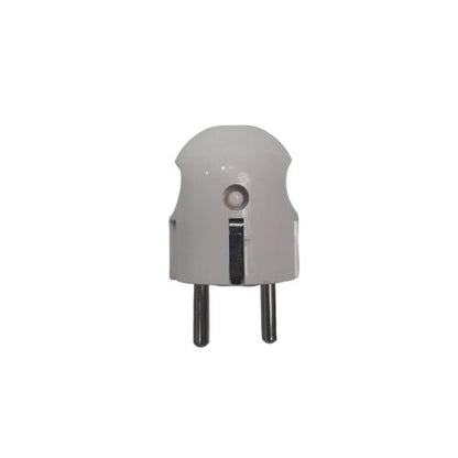 MATSUI Steker Jek Colokan Kabel Listrik Cowok Male Bulat Warna Putih