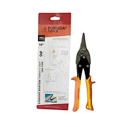 10 IN / FUKUDA Gunting Hollow Baja Ringan Seng Aviation Snip Scissors