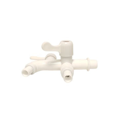 1/2 INCH / DASHAYU  Kran Air Cabang Double Shower Mesin Cuci PVC