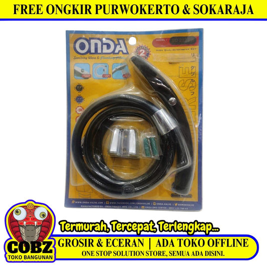 1/2 IN x 120 CM / ONDA SO 232 PB Hand Shower Tangan Kamar Mandi Set