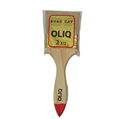 2 1/2 IN / OLIQ Kuas Cat Tembok Kayu Besi Air Acyrlic Paint Brush